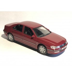 peugeot 406 v6 1/43 cararama rouge diecast